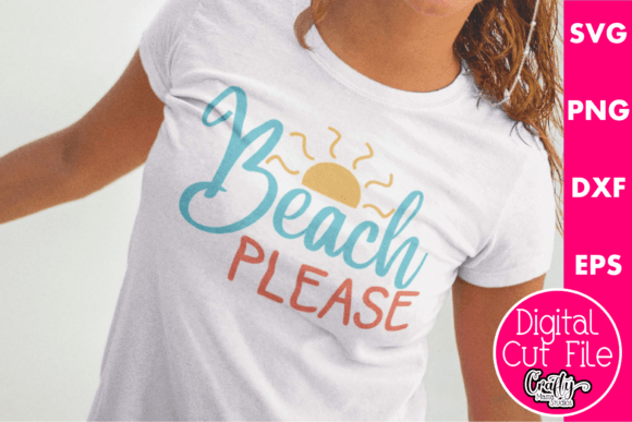 Beach Please, Summer T-Shirt Design Graphics