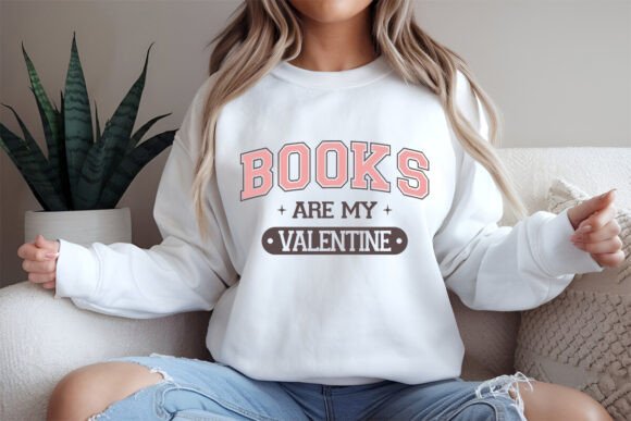 Books Are My Valentine PNG