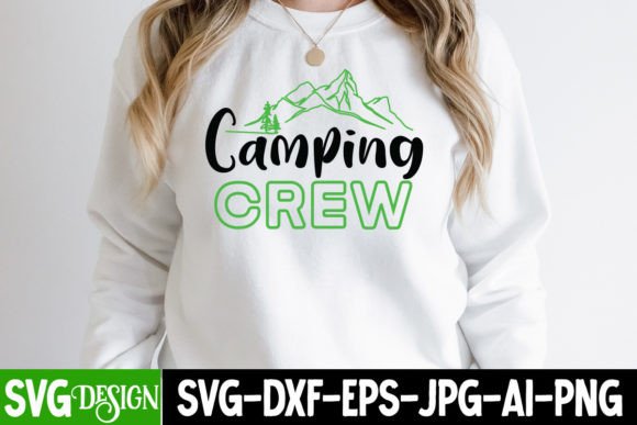 Camping Crew T-Shirt Design