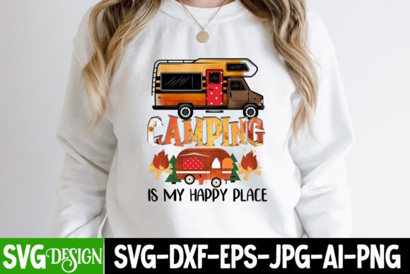 Camping is My Happy Place Sublimation