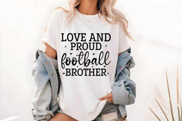Free Love and Proud Football Brother SVG Graphics