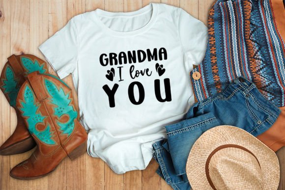 Grandma I Love You SVG Graphics Freebies