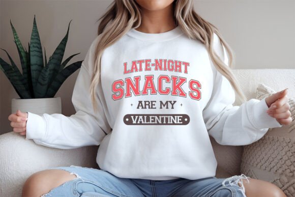 Late-Night Snacks Are My Valentine PNG