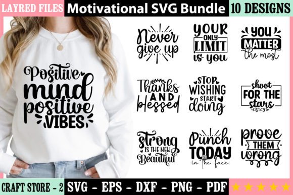 Motivational SVG Bundle 4: Graphics for Real Projects
