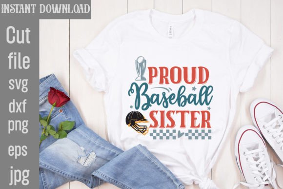 Proud Baseball Sister SVG Cut File