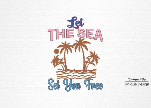Retro Summer Beach - Sublimation Design