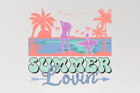 Summer Lovin Retro SVG Graphics