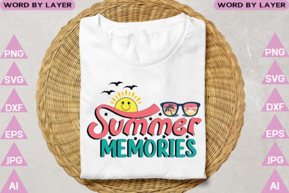 Summer Memories: Graphics and T-Shirt Designs