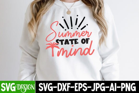 Summer State of Mind SVG Cut File