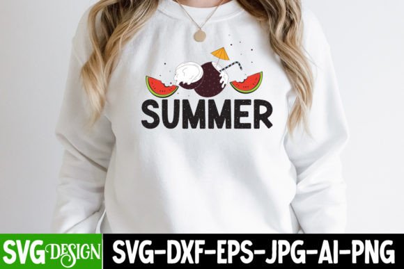 Summer SVG Cut File: Graphics for T-Shirt Designs