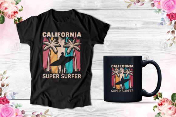 Summer T-shirt Design Vector Template
