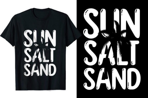 Sun Salt Sand T-shirt Design Graphics