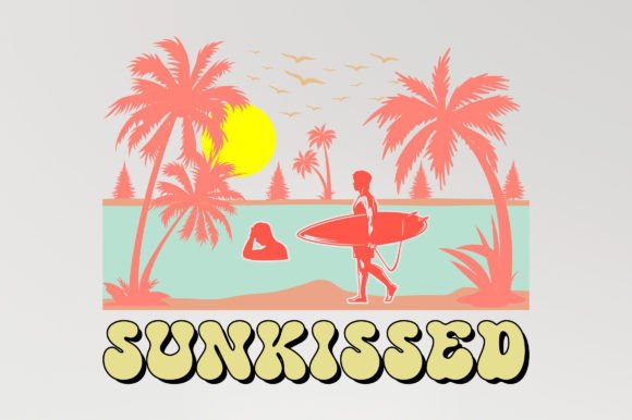 Sunkissed Retro Summer SVG Graphics