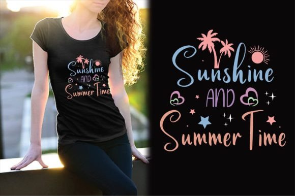 Sunshine and Summer Time Svg Design